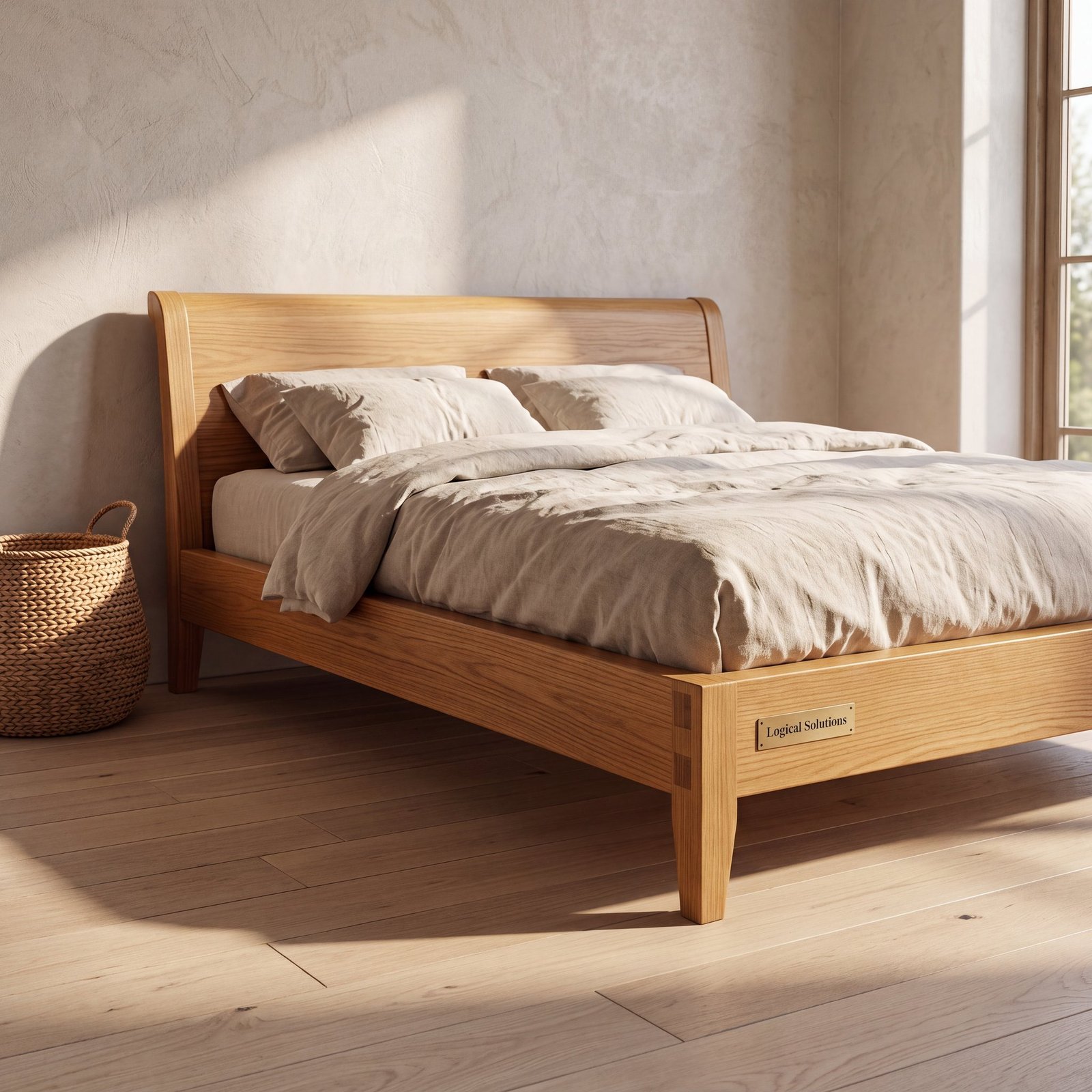 Harlow Bed in Elm