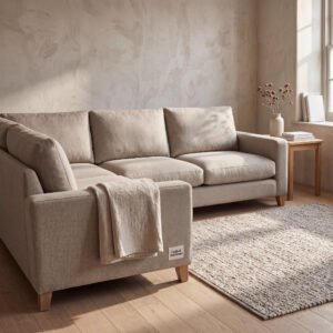 Harlow Brushed Cotton Sectional