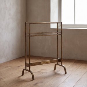 Birchall Floor Lamp in Antique Brass