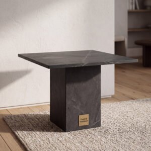 Lockwood Slate Stone Side Table