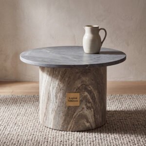 Danbury Slate Stone Side Table