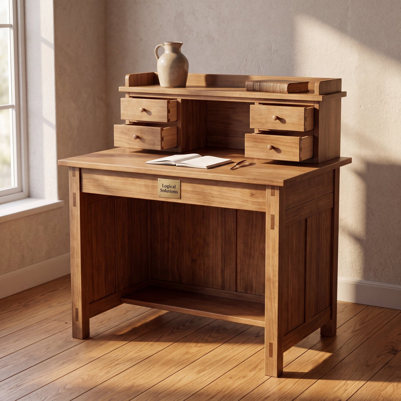 Fenwick Secretary Desk in Maple