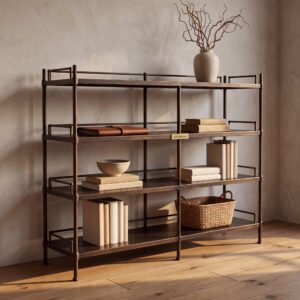 Hawthorne Shelving Unit in Oil-Rubbed Bronze