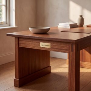 Birchall Desk in Sapele