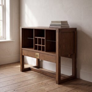 Pemberton Bar Cabinet in Rift Oak