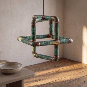 Birchall Pendant in Patinated Copper