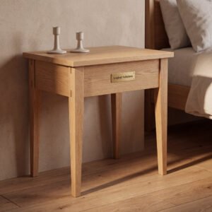 Pemberton Nightstand in White Oak